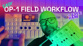 Easy OP-1 Field Workflow + Live Jam #op1field #livejam #teenageengineering #workflow