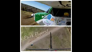 Park flying the Tundra, Evo