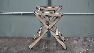 DIY Flexible Wooden Foldable Chair