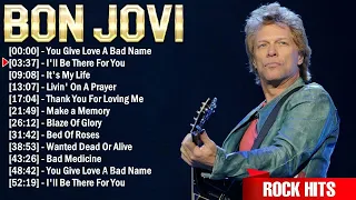 Bon Jovi Greatest Hits Playlist Full Album ~ Best Rock Rock Songs Collection Of All Time