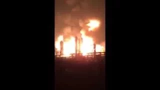 RAW: Chemical plant explodes in Fujian, East China