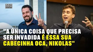 Boulos debate com Nikolas Ferreira "A única coisa que precisa ser invadida é essa sua cabecinha oca"