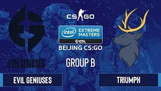 CS:GO - Evil Geniuses vs. Triumph [Nuke] Map 2 - IEM Beijing 2020 Online - Group B - NA