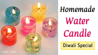DIY Water Candle / NO WAX Candles / PAANI se banaye candle / Diwali Special / Homemade Candles / How