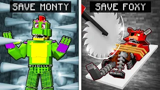 Save MONTY GATOR or FOXY!? in Minecraft