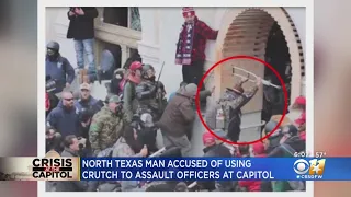 Dallas Man Accused Of Assaulting Officers With Crutch During US Capitol Riot