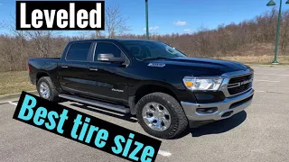 2020 Ram 1500 best tire size