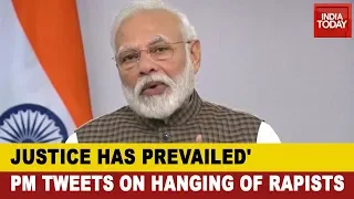 PM Modi Tweets On Nirbhaya Convicts' Hanging, Says Justice Has Prevailed