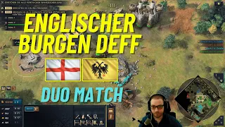 Englischer Burgen Deff I Solo Game Age of Empires 4