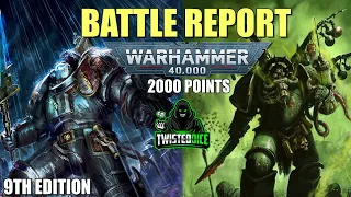 Warhammer 40k Grey Knights vs Death Guard Nurgle battle report