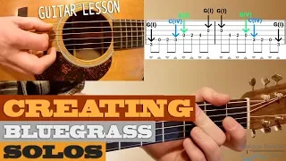 Creating Effective Bluegrass Solos | 3 Concepts – Beginner/Intermediate Guitar Lesson with TAB