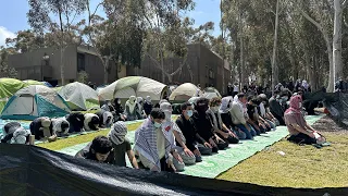 UCSD students establish pro-Palestine encampment on campus