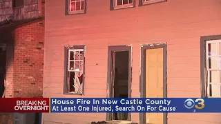 At Least 1 Injured In Overnight Fire In New Castle County
