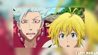 Семь смертных грехов (Nanatsu no Taizai) - Смешные моменты. Аниме приколы. 1 сезон