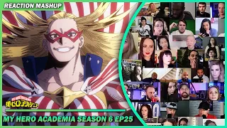 [Full Episode] My Hero Academia Season 6 Episode 25 Reaction Mashup | #myheroacademia  #bokunohero