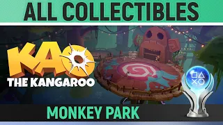 Kao the Kangaroo – Monkey Park – All Collectibles 🏆 Kao Letters, Crystals, Scrolls, Heart Pieces