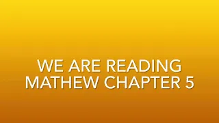 SUSSEX PRAYER TIME: MATHEW 5:1-2; TIME AWAY FROM THE CROWD.