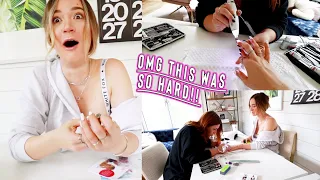 we turned our house into a nail salon!! * was this a mistake?!