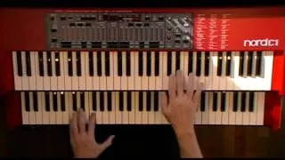 The Cat (Jimmy Smith) - Short slower tempo version - Nord C1 Hammond B-3 Organ Clone Clavia