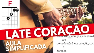 CORAÇÃO CACHORRO AULA SIMPLIFICADA NO VIOLÃO - Avine Vinny e Matheus Fernandes