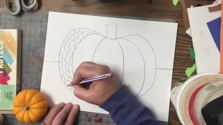 Zentangle pumpkins