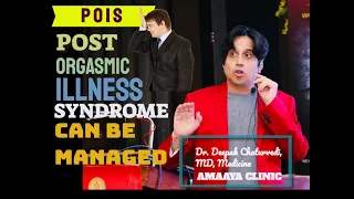 POIS- Post Orgasmic Illness Syndrome DHEA Testosterone & NSAID for POIS relief. Dr Deepak Chaturvedi