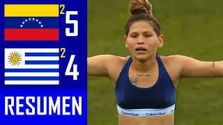 Venezuela Sub-20 FEM vs Uruguay Sub-20 FEM 2-2 | 5-4 | Resumen Goles Y Penales | Juegos ODESUR 2022