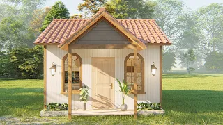 Tiny House Design 5 x 6 meters ( 320 sqft ) Enjoy Simple Life