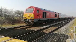 23/03/22 TFW DVT 82216 and Class 67 - DB Cargo 67013 - Cardiff Central to Holyhead