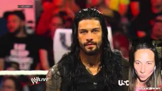 WWE Raw 6/9/14 THE SHIELD Responds to Seth Rollins Live Commentary