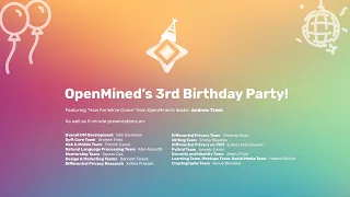 OpenMined's 3rd Birthday Party!