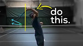 How to STOP double faulting in tennis