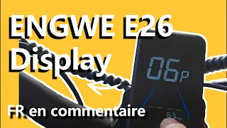 [English] ENGWE E26 - YL26C DISPLAY SETTINGS - ENABLE THROTTLE #engwe