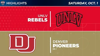 10/1/22 UNLV at Denver (Exh.) Highlights