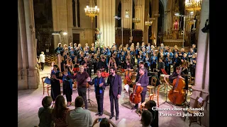 Concert du Chœur Sanofi (Delibes, Fauré), 23 juin 2023, Paris