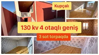 (Satıldı!!)Saray qəsbəsində 3 sot torpaqda 130 kv. 4 otaqlı həyət evi təcili satılır. 75000 manat.