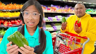 Wendy and Alex Goes Grocery Shopping for Healthy Food | Kids Cook and Eat Healthy Foods