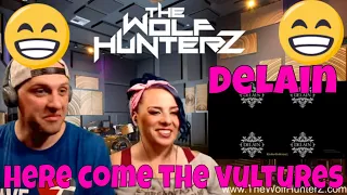 First Time Hearing Here Come The Vultures by Delain [Lyrics] THE WOLF HUNTERZ Reactions