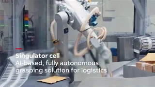 Covariant powered ABB Small Packaging Singulator Cell