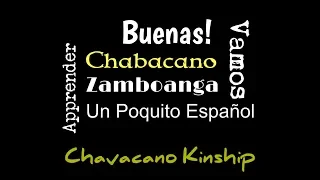 How To Speak Chavacano - Chavacano Kinship