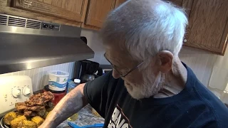 GRANDPA'S ADDICTED TO SMOKING!