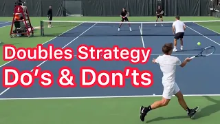 Doubles Strategy Do’s And Don’ts (Win More Tennis Matches)