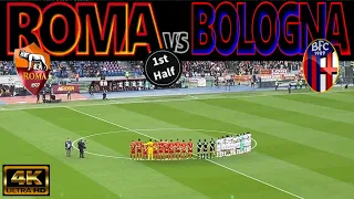 [4K] ROMA 1-3 BOLOGNA [1st.Half]｜SERIE-A 23-24 MATCHDAY 33｜22/04/2024 STADIO OLIMPICO