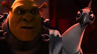 Shrek gets captured by Lord Shen