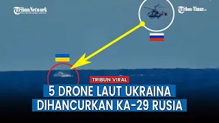 Serang Armada Laut Rusia di Krimea, Drone Laut Ukraina DiHancurkan