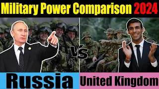 United Kingdom vs Russia military power comparison 2024 | Russia vs UK military power 2024