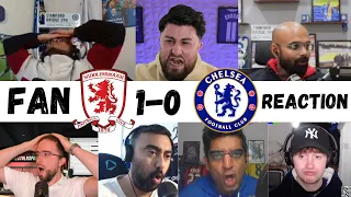 CHELSEA Fans Reaction to MIDDLESBROUGH vs CHELSEA 1-0 | EFL Cup SEMI FINAL 1st Leg | 10-01-2024