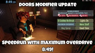 [ROBLOX]-Doors Modifier Update Speedrun with Maximum overdrive(8:49)