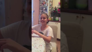 9yo girl from Russia singing "Love yourself" by Justin Bieber (cover) / Девочка поет песню Бибера