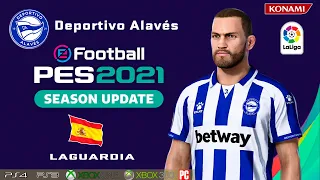 LAGUARDIA face+stats (Deportivo Alavés) How to create in PES 2021